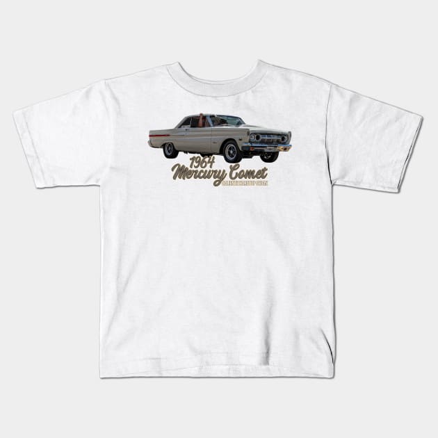 1964 Mercury Comet Caliente Hardtop Sedan Kids T-Shirt by Gestalt Imagery